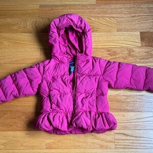 Ralph Lauren Girls Pink Down Puffee